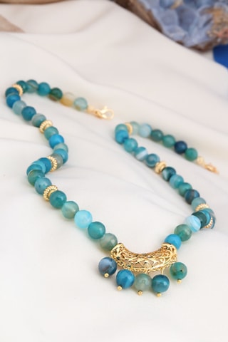 Collier - Doré et ciel