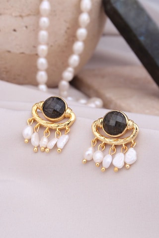 Boucles d’oreilles - Labradorites