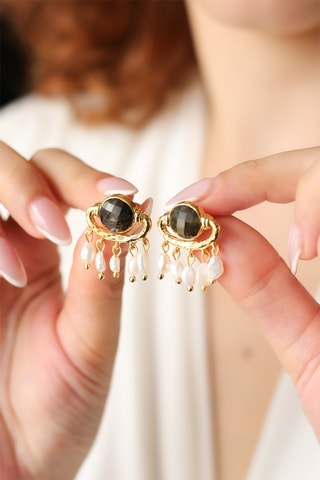 Boucles d’oreilles - Labradorites