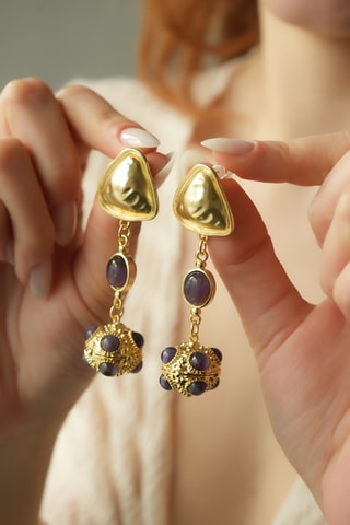 Boucles d’oreilles - Améthystes 