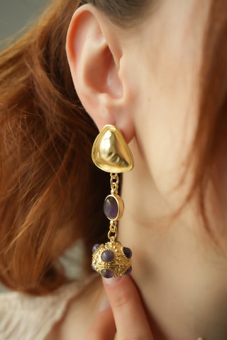 Boucles d’oreilles - Améthystes 