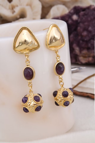 Boucles d’oreilles - Améthystes 