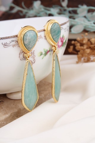 Boucles d’oreilles - Amazonites