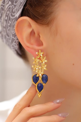 Boucles d'oreilles - Saphirs