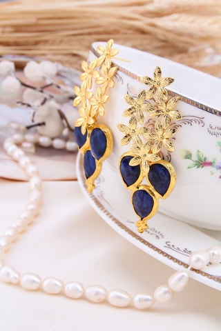Boucles d'oreilles - Saphirs