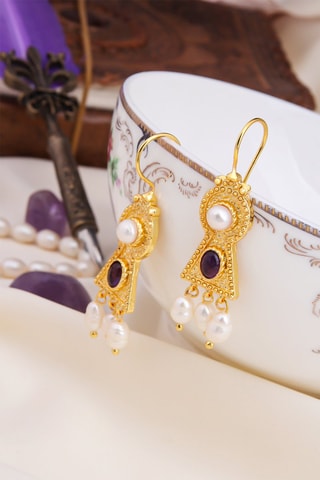 Boucles d'oreilles - Améthystes