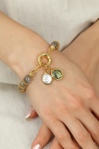 Bracelet - Labradorite et perles