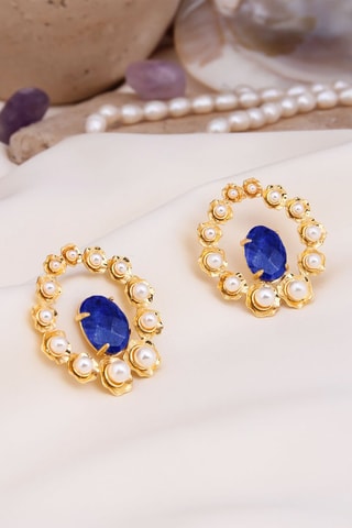 Boucles d'oreilles - Saphirs