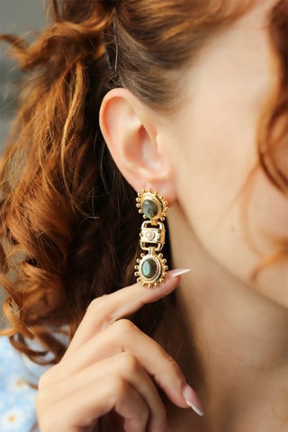 Boucles d’oreilles - Labradorites