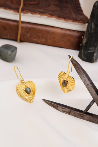 Boucles d'oreilles - Labradorites