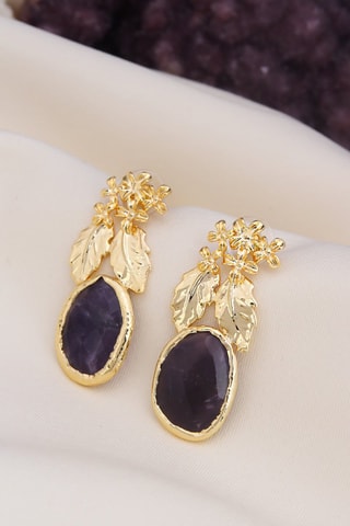 Boucles d’oreilles - Améthystes