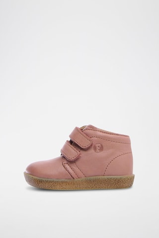 Botins em couro - Rosa