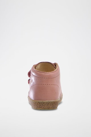 Botins em couro - Rosa