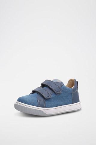 Sapatilhas em couro - Azul