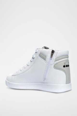 Sapatilhas de cano alto Game P High Girl GS - Branco e preto
