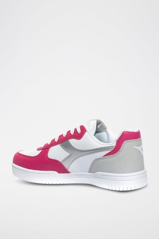 Sapatilhas Raptor Low GS - Rosa e branco