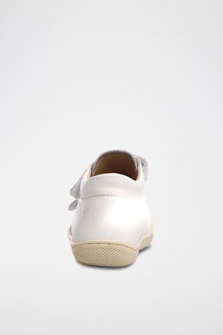 Sapatilhas em couro napa Branco
