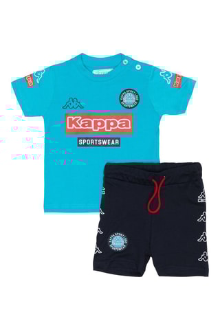 T-shirt et short - Turquoise et bleu nuit 
