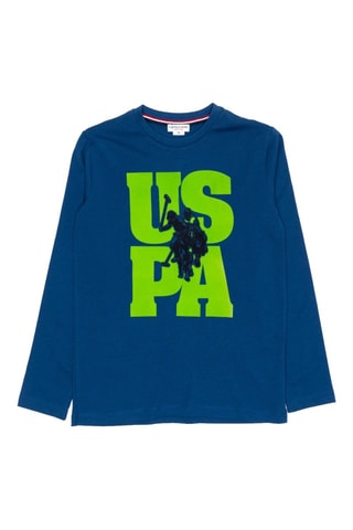 T-shirt - Azul-cobalto e verde