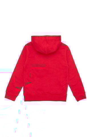 Sweat com capuz Vermelho e branco