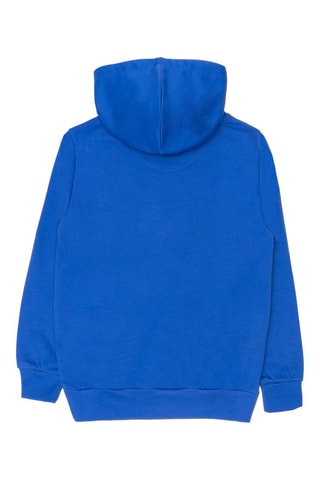 Sweat com capuz Azul-real e branco