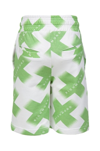 Bermudas polares Celid - Verde-claro e branco