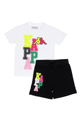 T-shirt e calções - Branco