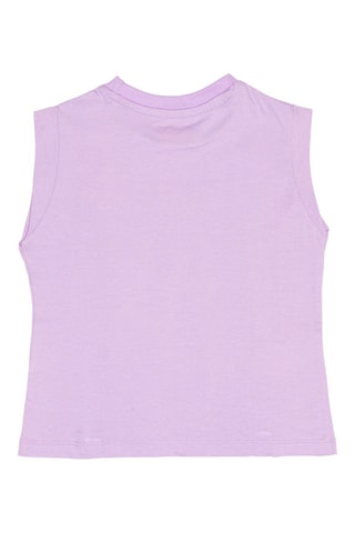 Camisola de alças e calções - Lilás e preto