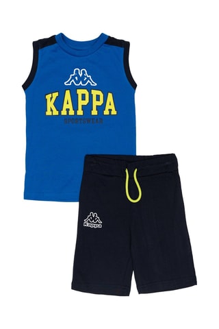 T-shirt e bermudas - Azul