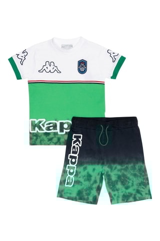 T-shirt e calções - Verde
