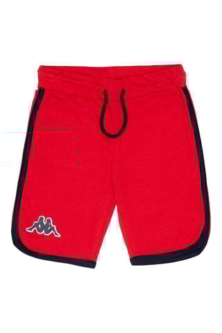 T-shirt e calções - Vermelho e azul-marinho