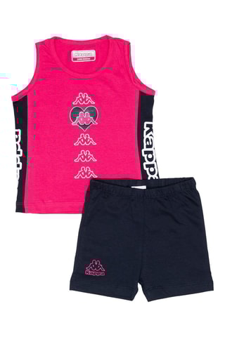 Débardeur et short - Fuchsia et noir