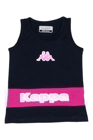 Débardeur et short - Bleu marine et fuchsia