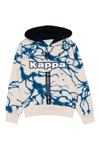 Conjunto sweat com capuz e calças de treino - Branco e preto