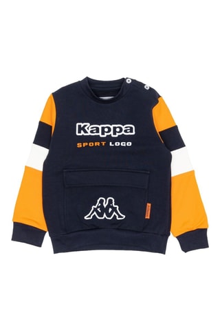 Ensemble sweat et jogging - Bleu foncé et orange