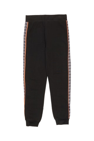 Conjunto sweat e calças de treino - Preto e laranja