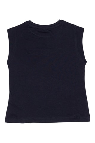 Camisola de alças e calções - Azul-marinho e fúcsia