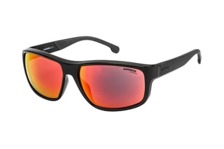 Zonnebril Heren - Zwart Spiegelende Glazen - Categorie 3 - Carrera