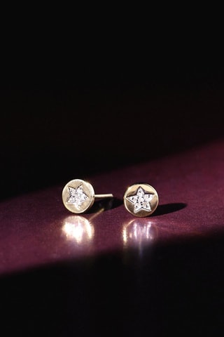 Puces - Or jaune et diamants