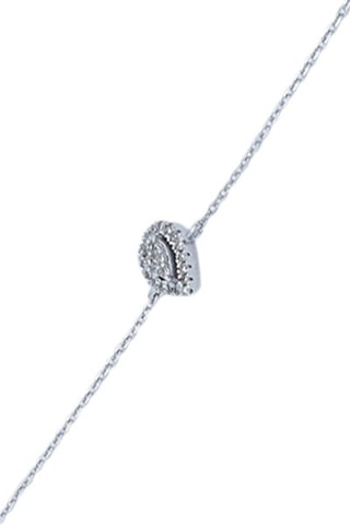 Bracelet - 
Or blanc et diamants