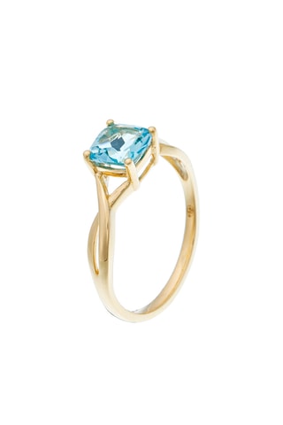 Bague Topaze twist - Or jaune et topaze