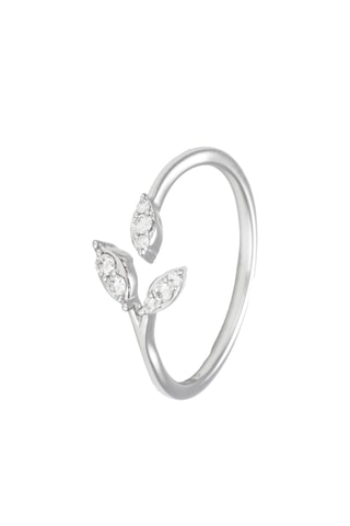 Bague Scion - Or blanc et diamants
