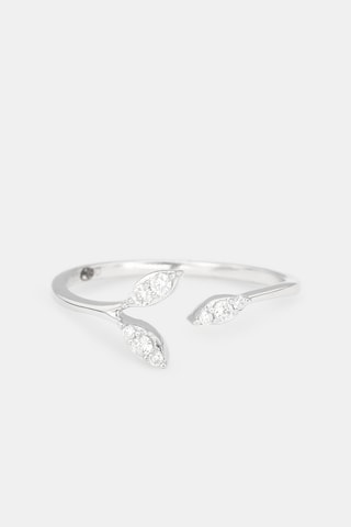 Bague Scion - Or blanc et diamants