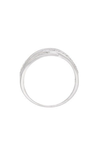 Bague Ruban d'amour - Or blanc et diamants