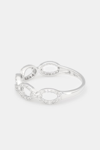 Bague Gianna - Or blanc et diamants