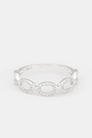 Bague Gianna - Or blanc et diamants