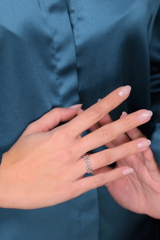 Bague Héritage - Or blanc et diamants