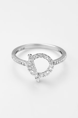 Bague - Or blanc et diamants