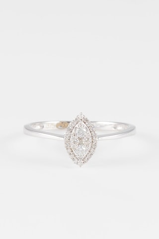 Bague Itzer - Or blanc et diamants