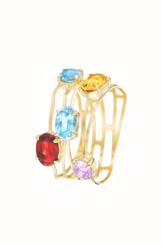 Bague Eclat de couleurs  - Or jaune